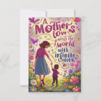 "Mama's Omhelzen" moederdag wenskaarten Bedankkaart