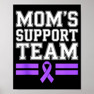 Mama's ondersteuningsteam familie lupus bewustzijn poster