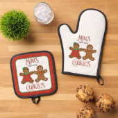 Mama's peperkoekjes ovenwant & pannenlap set (Top down)