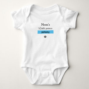 Mama's prins eenvoudig modern grappig romper