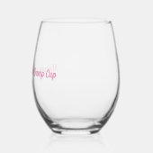 Mama's Pump & Dump Cup meisje moeder Wijnglas Zonder Voet (Links)