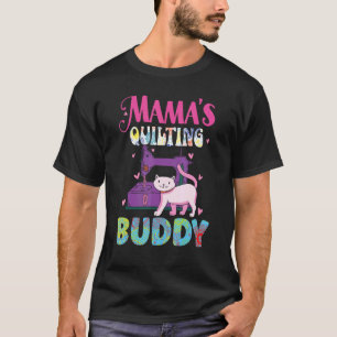 Mama's Quiltvriend Kat Riool Naaien Quilt Dekbed T-shirt