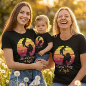 Mama's Ray of Light Sunset Silhouette Tri-Blend Shirt