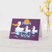 Mama's reflectie kaart (Gele Bloem)