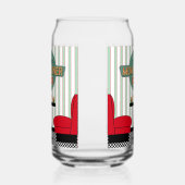 Mama's Retro Diner Drinkware Blikvorm Glas (Links)