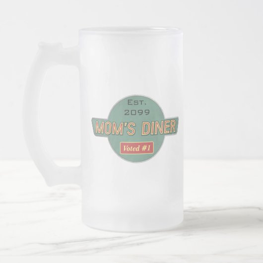 Mama's Retro Diner Drinkware Matglas Bierpul (Links)