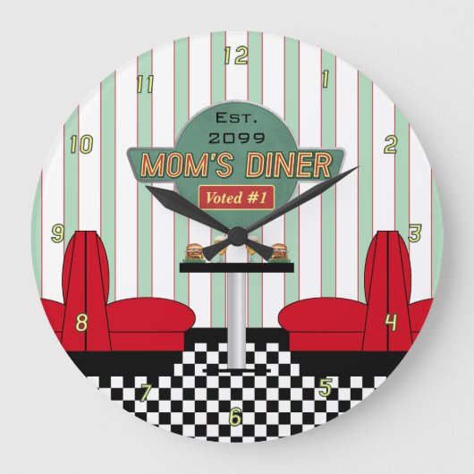 Mama's Retro Diner met Burgers & Bier Grote Klok (Voorkant)