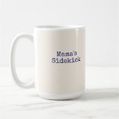 Mama's Sidekick Hondenmoeder Mok - Marineblauw Boe (Links)
