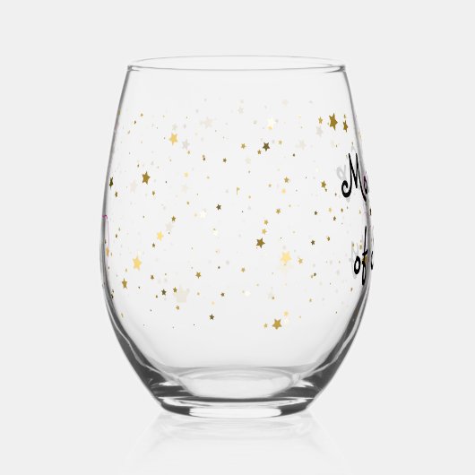 "Mama's Sip of Sanity" wijnglas Wijnglas Zonder Voet (Rechts)