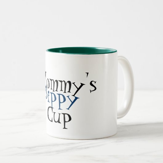 Mama's sippy cup aangepaste grappige mok (Voorkant rechts)