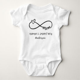 MAMA'S SLIMME JONGEN  Persoonlijke naam Schattig Romper