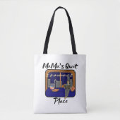Mama's stille plek tote bag (Voorkant)