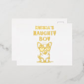 Mama's Stoute Hond Geschenk voor Moedersdag Folie Uitnodiging Briefkaart (Voorkant / Achterkant)