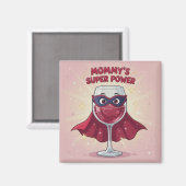 Mama's Superkrachtmagneet Magneet (Voorkant / Achterkant)