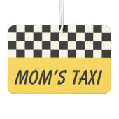 Mama's Taxi Auto Luchtverfrisser Gift (Achterkant)