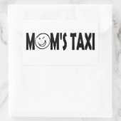MAMA'S TAXI RECHTHOEKIGE STICKER (Tas)