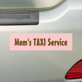 Mama's TAXI Service bumper sticker (Op auto)