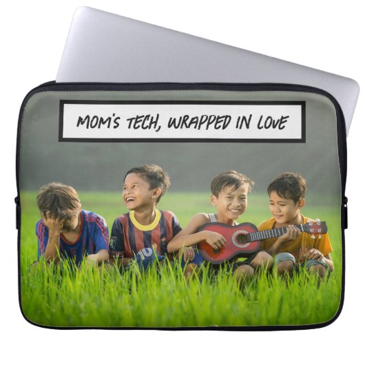 Mama's Tech Electronics Bag Laptop Sleeve (Voorkant)