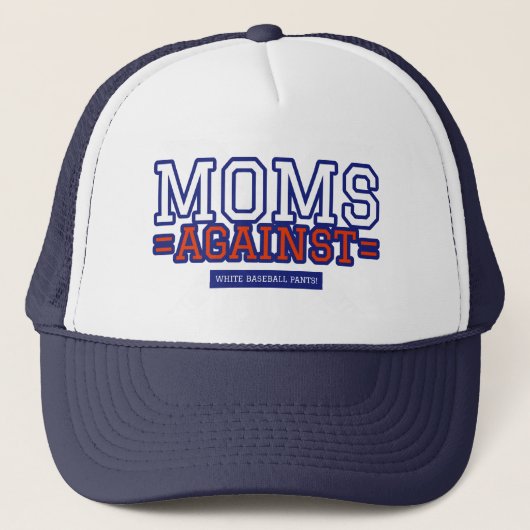 Mama's Tegen Witte Broeken Trucker Pet (Voorkant)