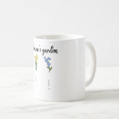 Mama's tuin is gepersonaliseerd met twee grootkind koffiemok (Voorkant rechts)