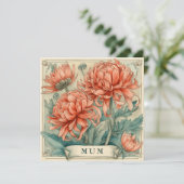 Mama's uitstraling: expressieve wensen feestdagenkaart (Staand voorkant)