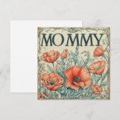 Mama's uitstraling: gekoesterde momenten feestdagenkaart (Voorkant / Achterkant)