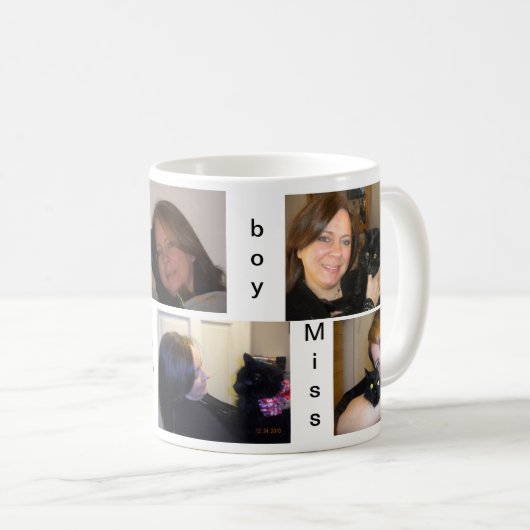 Mama's vader baby Miss Moo mok (Voorkant rechts)