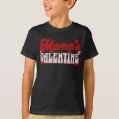 Mama's Valentijn Familie Bijpassend Kind T-shirt (Voorkant)