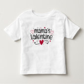 Mama's Valentijn schattige harten Kinder Shirts (Voorkant)
