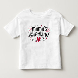 Mama's Valentijn schattige harten Kinder Shirts