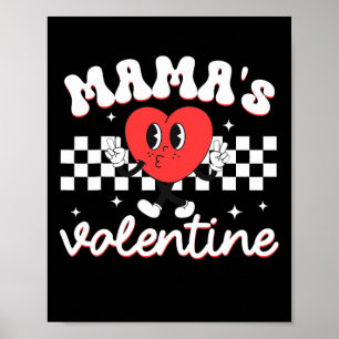 Mama's Valentijnshart Grappige Valentijnsdag Jonge Poster