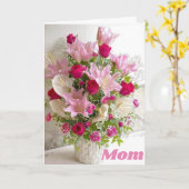 ** MAMA'S VERJAARDAG ** BOEKET VOOR UW DAG! KAART (Gele Bloem)