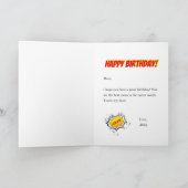 Mama's Verjaardag Kleurplaat Kaart Van Kinder Supe (Binnen)