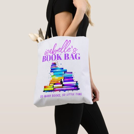 Mama's verjaardag Leesboek Lover's gepersonaliseer Tote Bag (Dichtbij)
