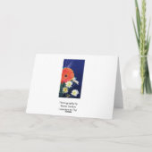 Mama's verjaardag rozen-pastel kleuren kaart (Achterkant)