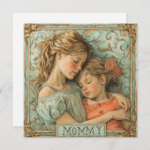 Mama's vreugde: hartverwarmende boodschappen feestdagenkaart (Voorkant / Achterkant)