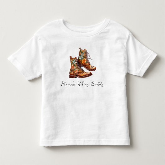 Mamas Wandelaarster Meisjes Kinder Shirts (Voorkant)