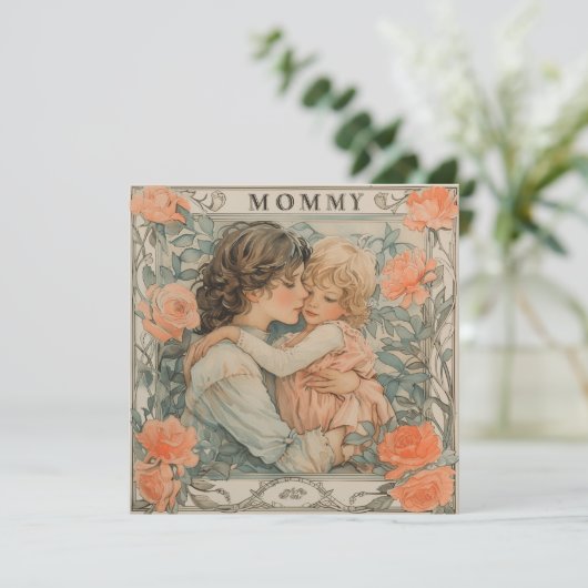 Mama's Warmte: Liefdevolle Notities (Staand voorkant)