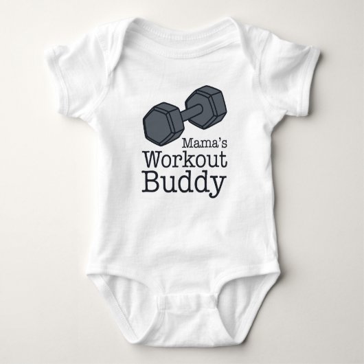 Mama's Workout Buddy Romper (Voorkant)