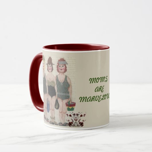 MAMA'S ZIJN PRACHTIGE GETEXTUREERDE MOEDERDAG MOK (Voorkant links)