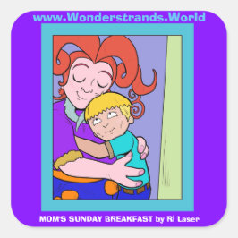 Mama's zondag ontbijt Grote Sticker