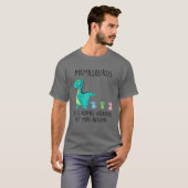 Mamasaurus als een normale grootmoeder, maar Gewel T-shirt (Voorkant volledig)