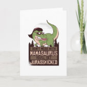 Mamasaurus Dinosaur Kaart (Voorkant)