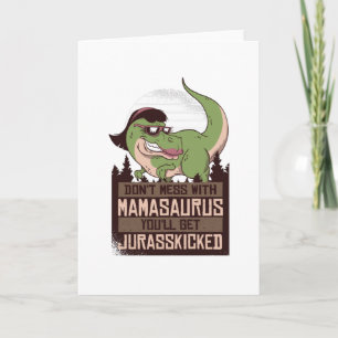Mamasaurus Dinosaur Kaart