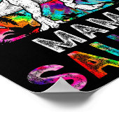 Mamasaurus Dinosaur Mama Saurus Family Matching Ti Poster (Hoek)