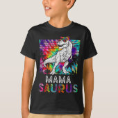 Mamasaurus Dinosaur Mama Saurus Family Matching Ti T-shirt (Voorkant)