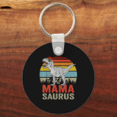 Mamasaurus Dinosaur Mama Saurus T Rex Funny Family Sleutelhanger (Voorkant)