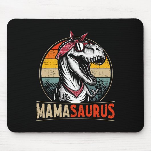 Mamasaurus Dinosaur Moeder voor Moederdag Kerstmis Muismat (Voorkant)