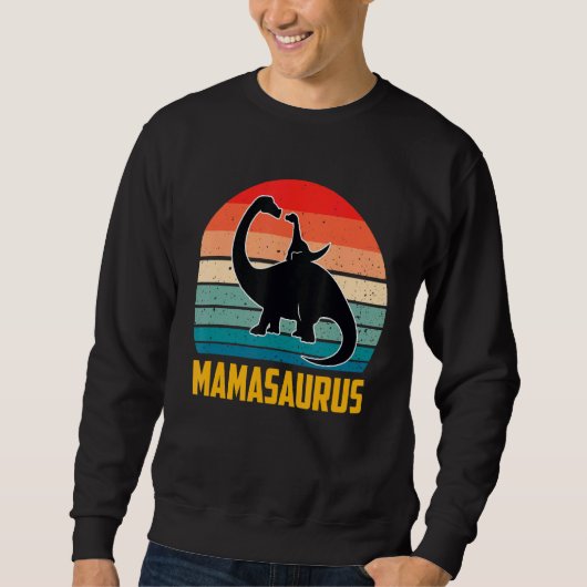 Mamasaurus Dinosaur Rex Moederdag mamma Trui (Voorkant)