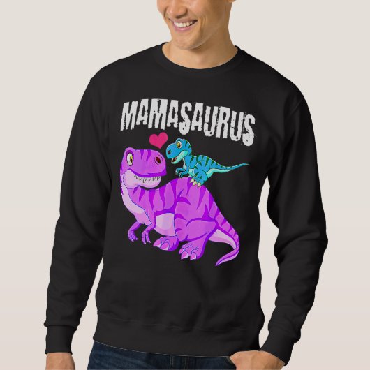 Mamasaurus Dinosaur Rex Moederdag voor mam Graph Trui (Voorkant)